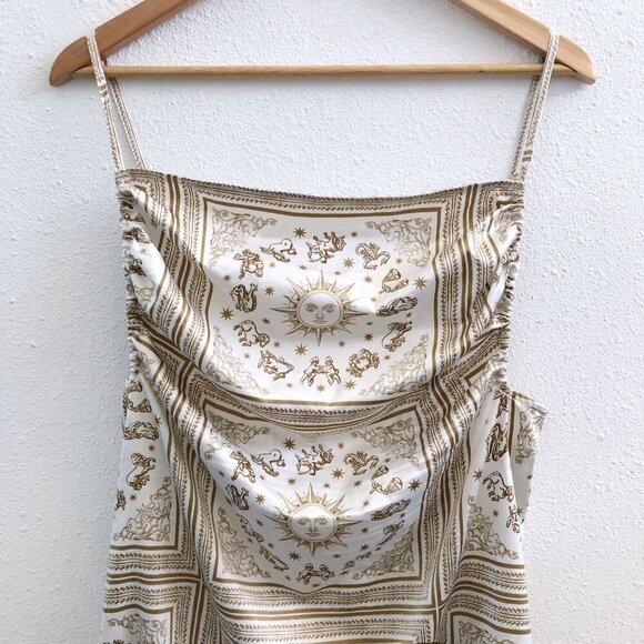 DANIELLE BERNSTEIN Zodiac Slip Dress Size 12 - Picture 5 of 8